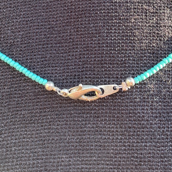 Native American Turquoise Necklace Earring Set - Picture 4 of 4